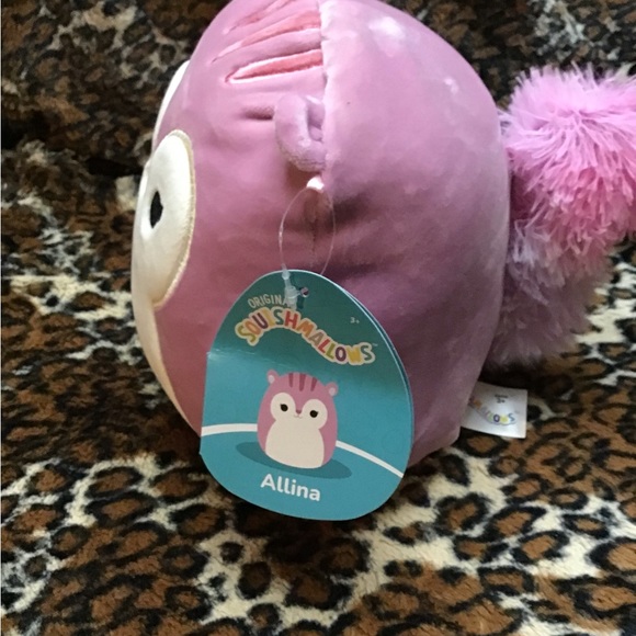 Squishmallows 8" Allina the Purple Squirrel Squishdate 11/16/2021 - Picture 4 of 7
